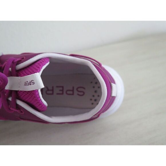 Sperry STS85682 Women's Sz 9.5 Magenta Topsider 7 Seas 3 Eye Boating Shoes $90+ - Picture 10 of 12